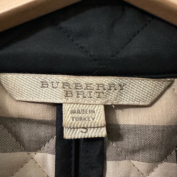 Burberry Brit Black Quilted Jacket size Small - Picture 10 of 15